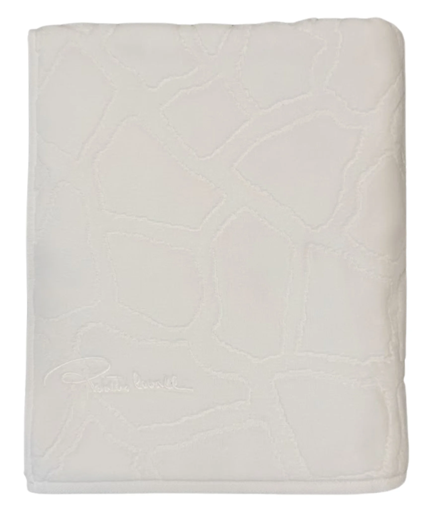 Roberto Cavalli Jerapah White Bath Sheet