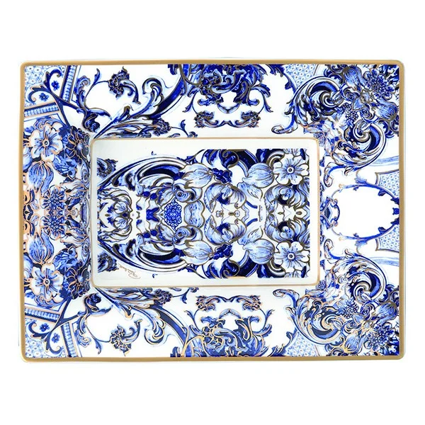 Roberto Cavalli Azulejos Large Rectangular Tray