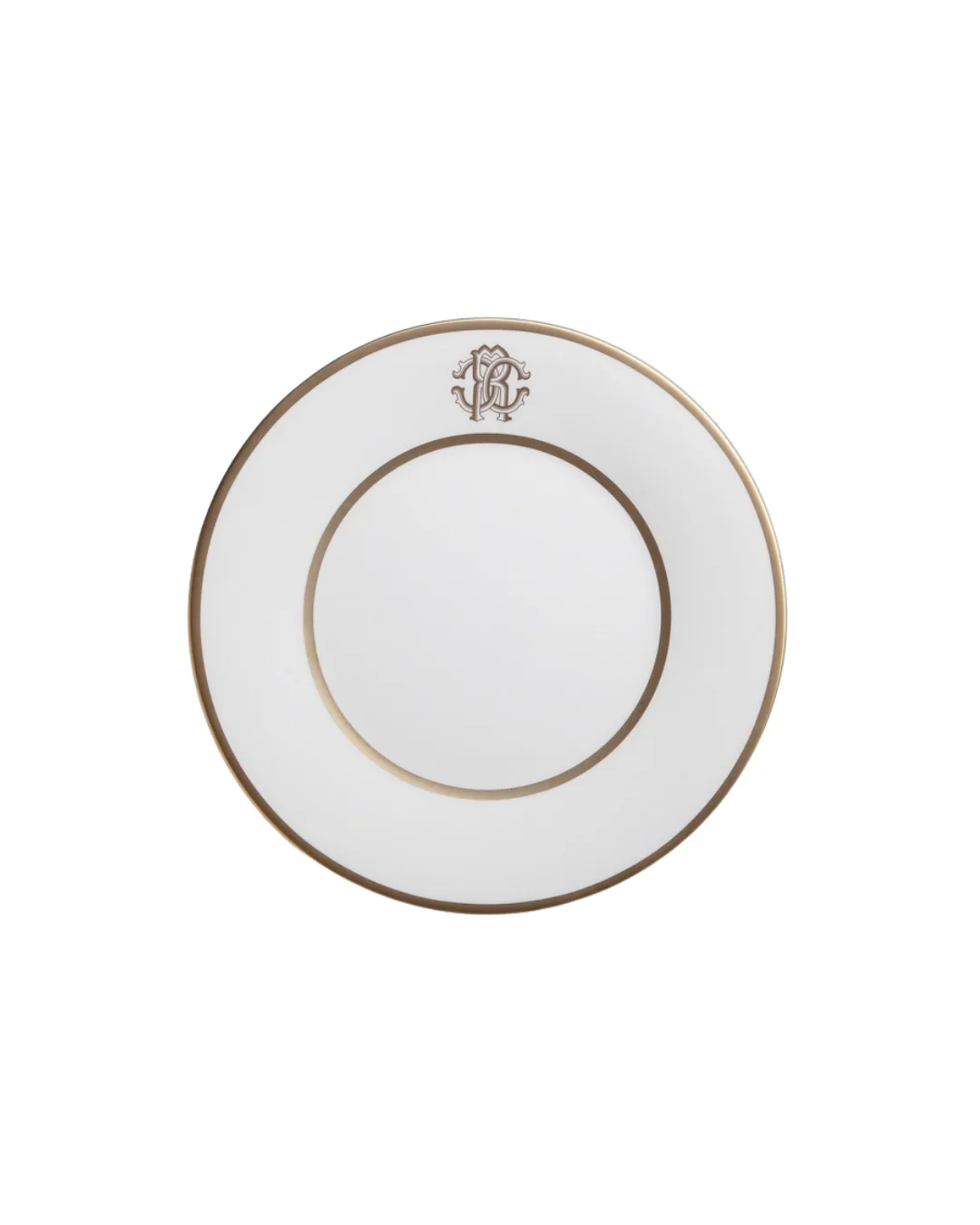 Roberto Cavalli Silk Gold Dinner Plate - Set of 6 and 4