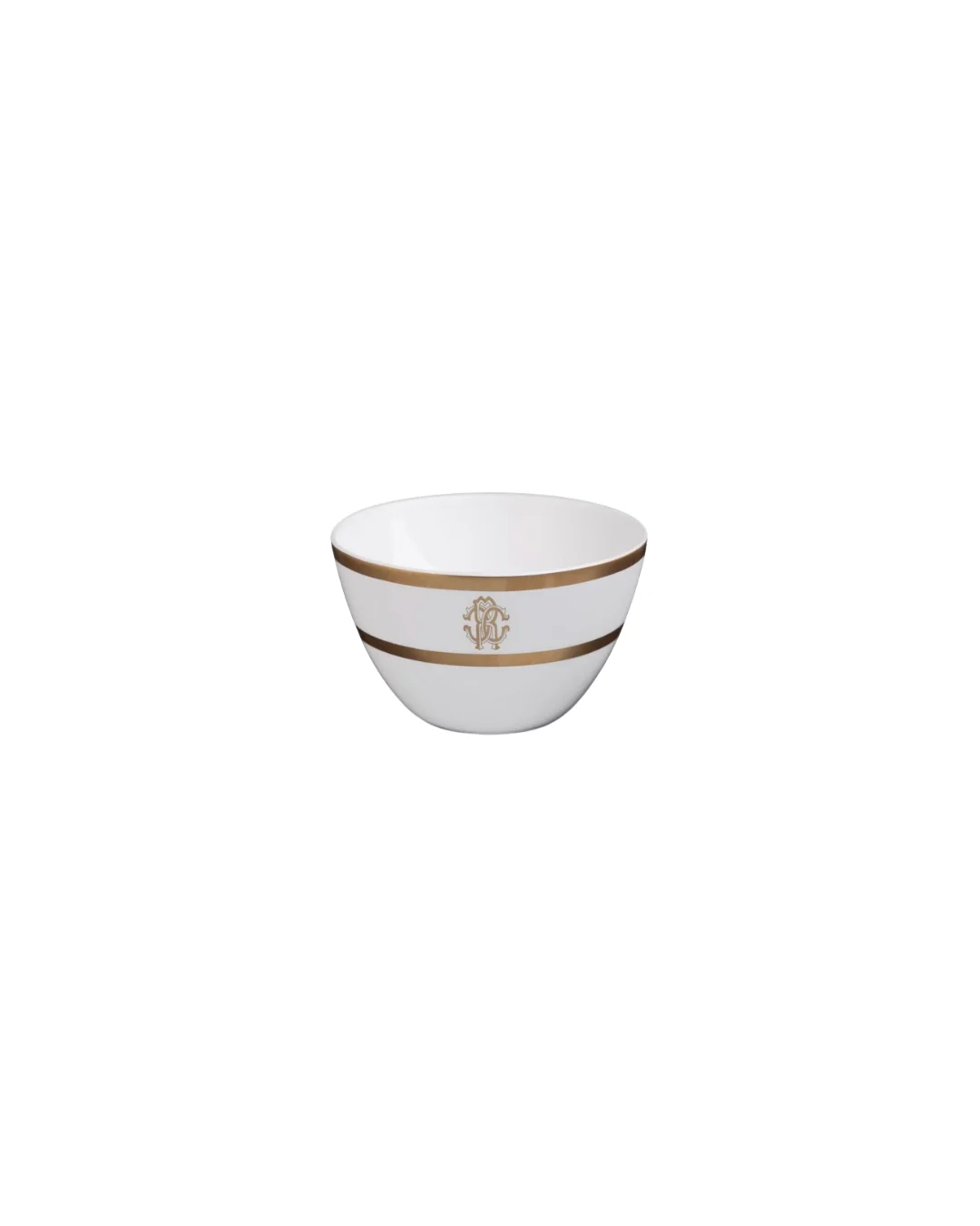 Roberto Cavalli Silk Gold Rice Bowl - Set of 6