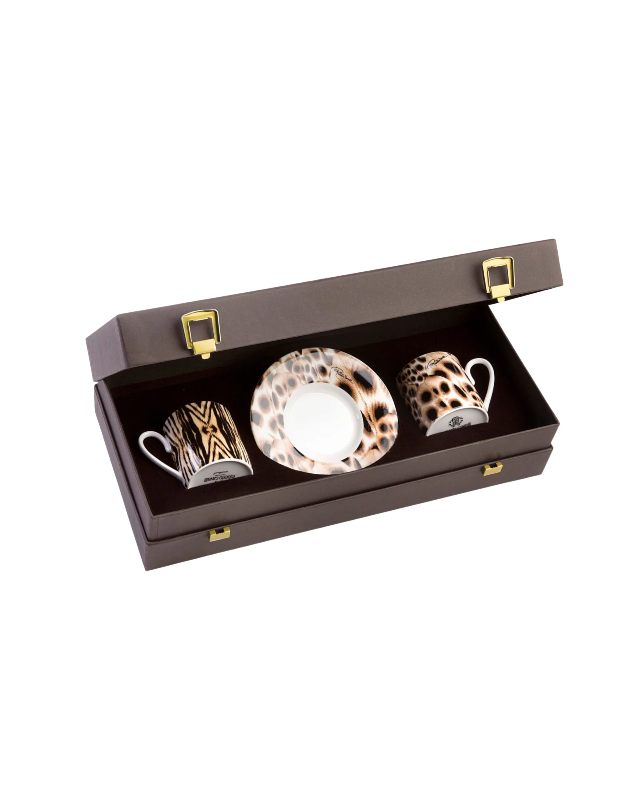 Roberto Cavalli Africa Luxury Box Set 2 Pieces Coffee Cup - Casablanca & Malindi